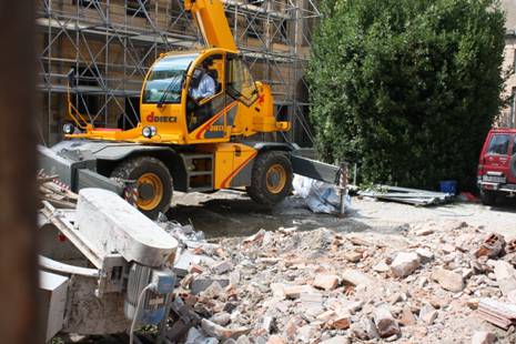 Accademia Carrara, il cantiere