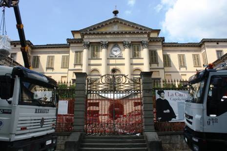 Accademia Carrara, il cantiere