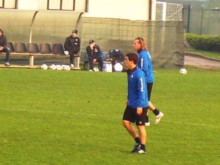 Atalanta, allenamento per il Livorno