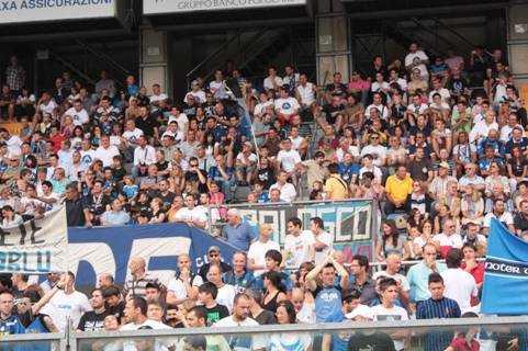 Atalanta, presentazione allo stadio/1