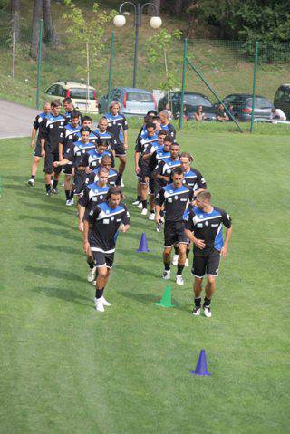 Atalanta, primo allenamento a Brentonico