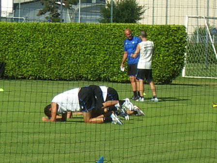 Atalanta, primo allenamento a Zingonia