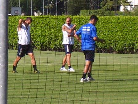 Atalanta, primo allenamento a Zingonia