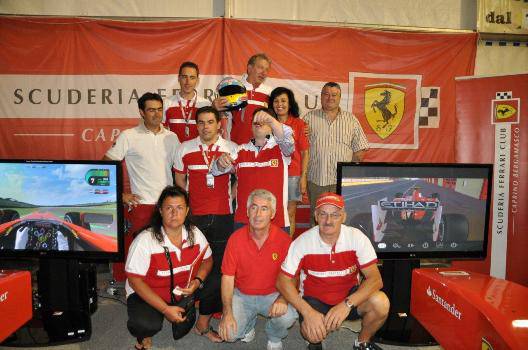 Club Caprino, il simulatore Ferrari