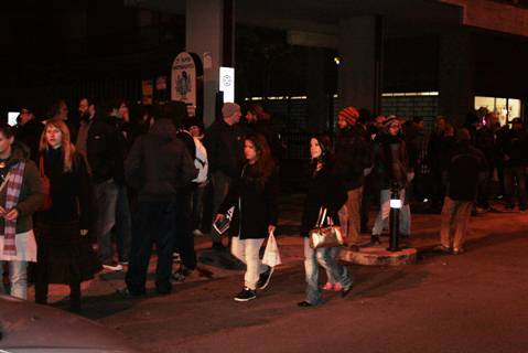 Festa protesta in via Quarenghi