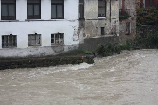 Fiume Serio in piena