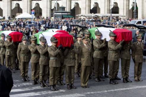 I funerali degli alpini caduti in Afghanistan