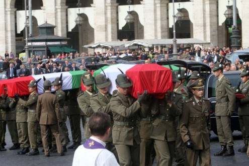 I funerali degli alpini caduti in Afghanistan