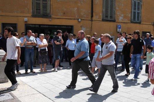 I funerali dell'alpinista Ferruccio Carrara