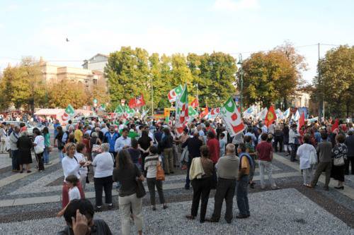 In piazza per la libertÃ  di stampa