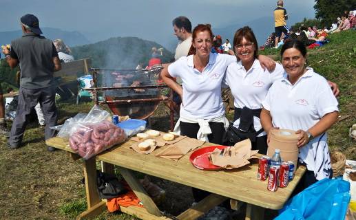 Inaugurazione del rifugio al Canto Alto