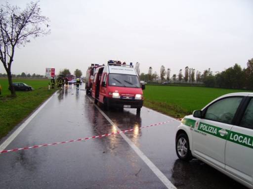 Incidente a Calciomuore donna incinta