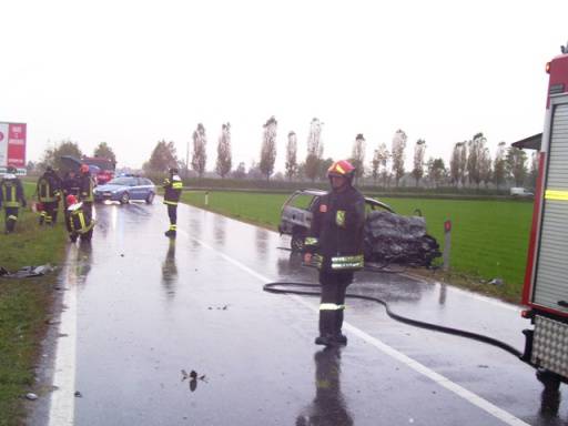 Incidente a Calciomuore donna incinta