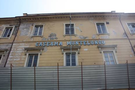 L'ex caserma Montelungo