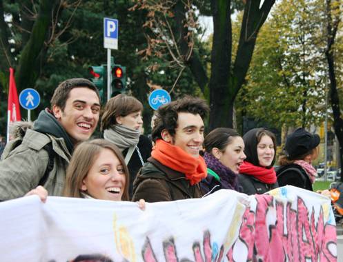 L'onda studentesca in piazza 3