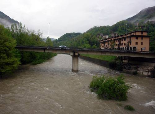 La furia del Brembo in piena