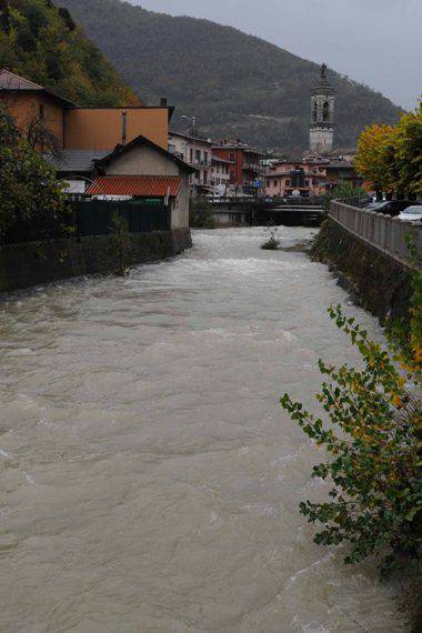 Maltempo ed esondazioni sul lago di Endine