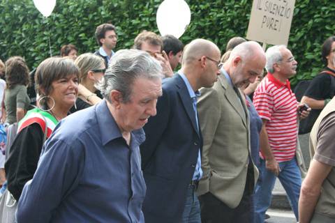 Manifestazione per Impastato/I volti