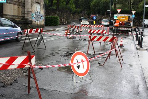 Nubifragio, disagi all'ospedale