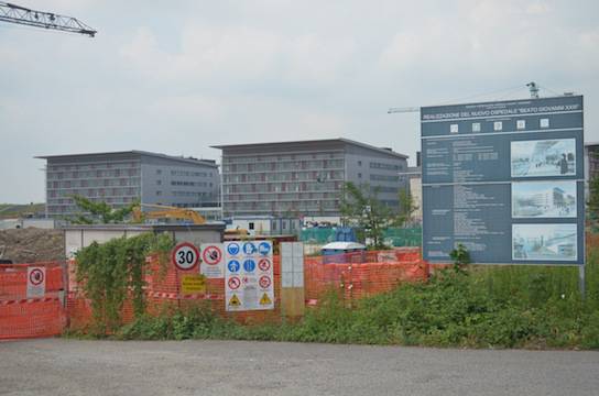 Nuovo ospedale, il cantiere