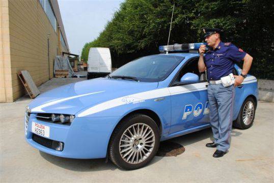 Polizia a Chignoloper stoffe rubate