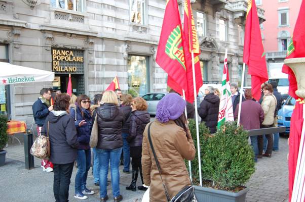 Presidio in Provincia|dei lavoratori Luxit