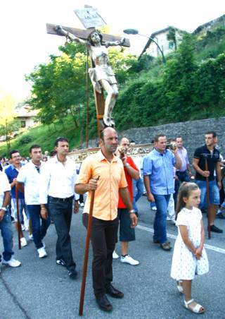 Processione del crocifisso a Valsecca