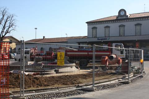 Restyling della fontana in stazione