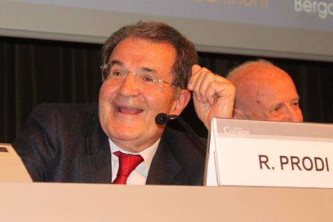 Romano Prodi al centro congressi