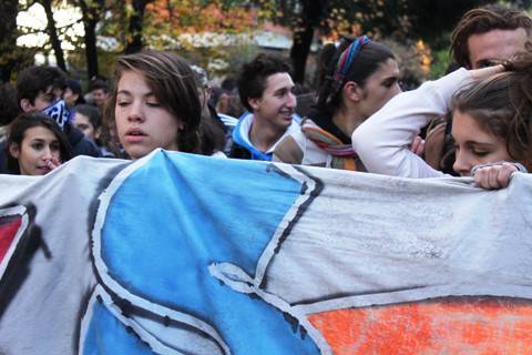 Studenti, corteo in centro/2