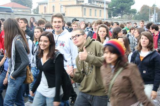 Studenti in piazza contro la Gelmini/3