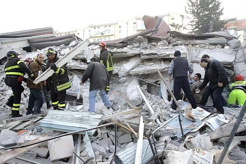 Terremoto, tragedia in Abruzzo