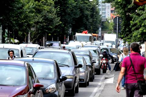 Traffico in tilt in cittÃ 