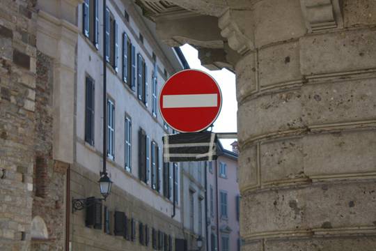 Via Tasso e le biciclette