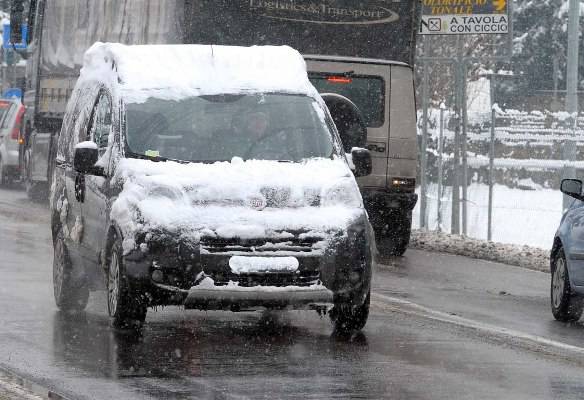 I particolari della nevicata