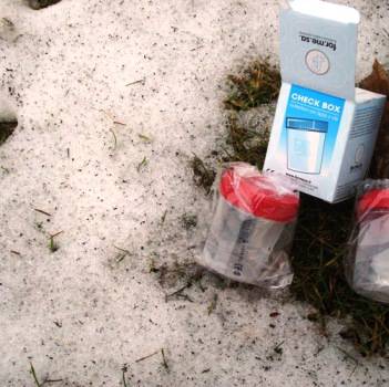 Macchie nere nella neve: residui di focolai