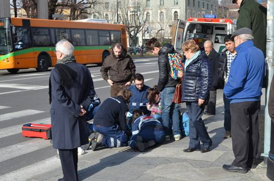 Ragazza investita in Porta Nuova