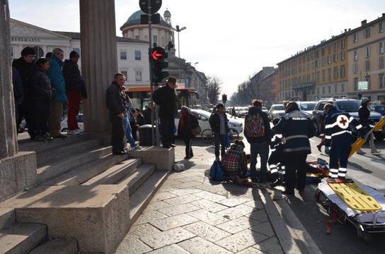 Ragazza investita in Porta Nuova