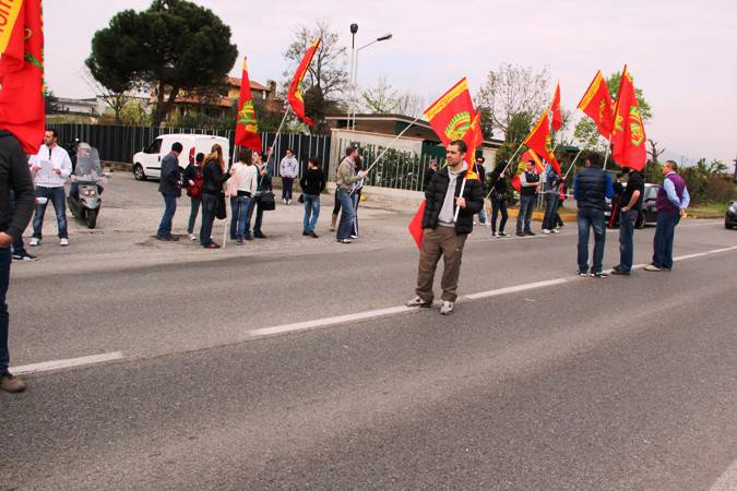 Elettronica bergamasca, i lavoratori sulla strada