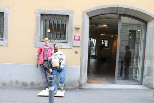 "Strane" installazioni in giro per Bergamo