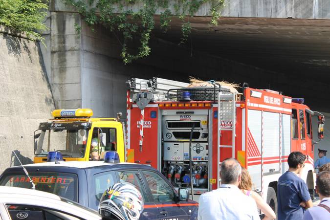 Incidente in Valbrembana, traffico in tilt