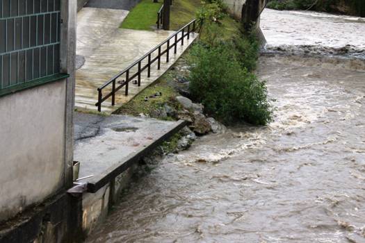 Maltempo, disagi in Val Brembana