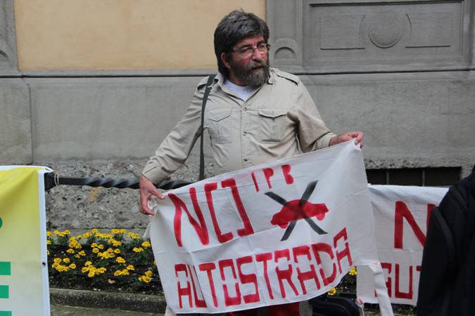 Presidio contro l'autostrada Bergamo-Treviglio