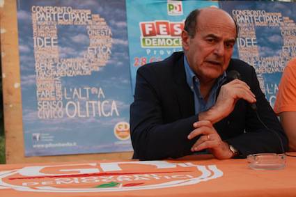 Bersani alla Festa Democratica 2012