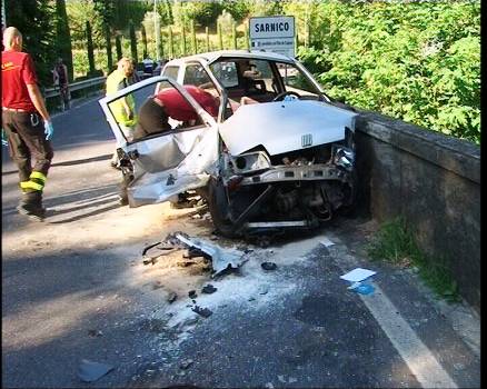 Incidente mortale a Sarnico