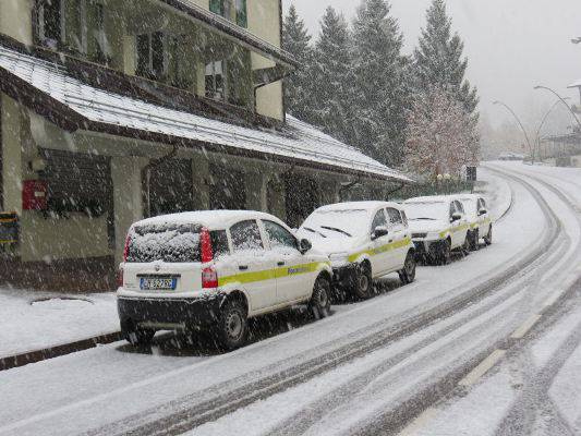 28 ottobre, prima neve a Serina