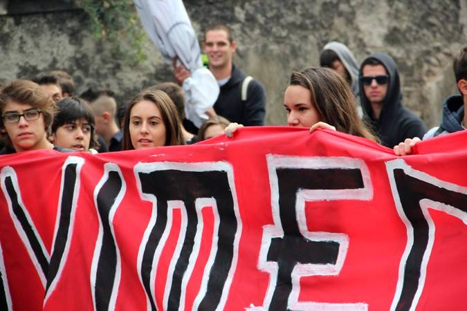 Corteo degli studenti a Bergamo - 3