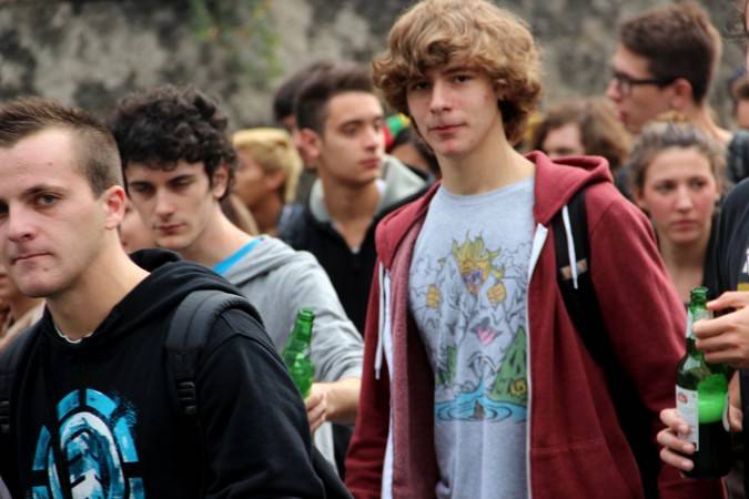 Corteo degli studenti a Bergamo - 3