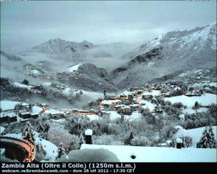 Val Brembana, una nevicata storica