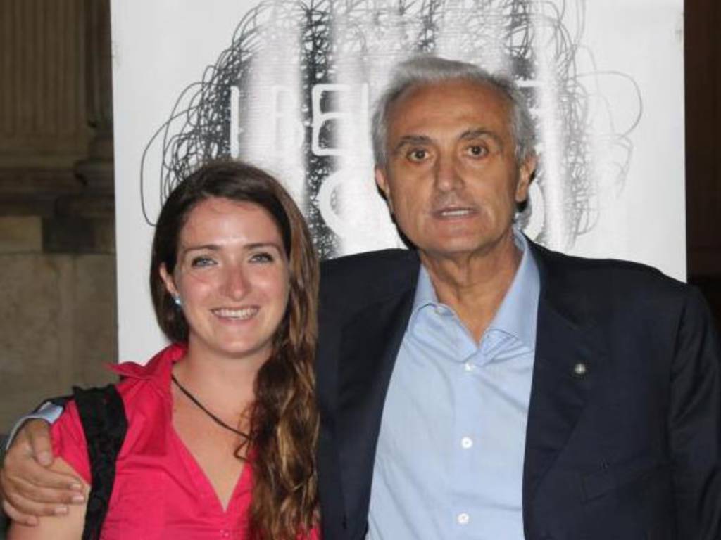 Martina Caironi con Pietro Mennea